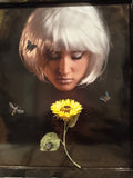 Layered 3D resin artwork — fine art statement piece with real botanicals by ConelAlma