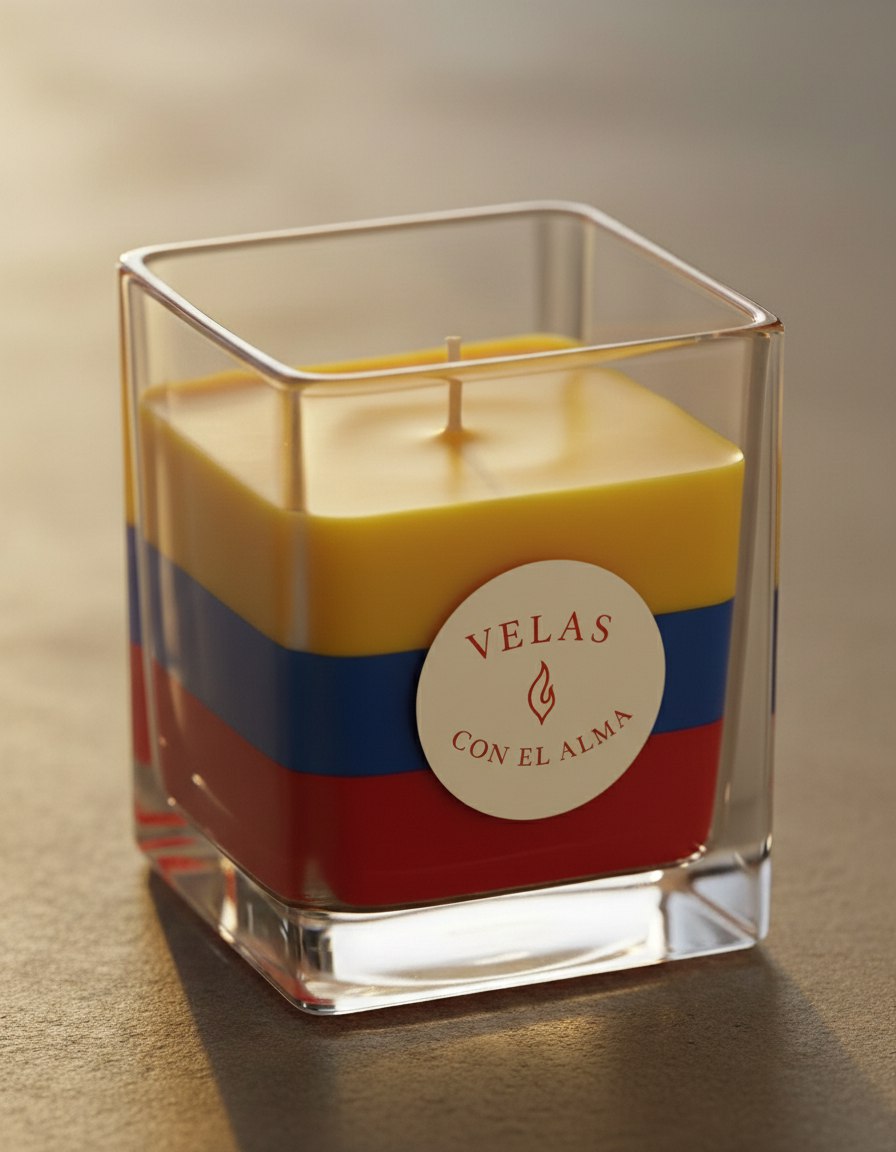 🕯️Vela "Alma Colombiana"-3OZ Pequeño