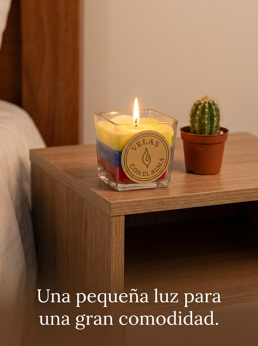 🕯️Vela "Alma Colombiana"-3OZ Pequeño