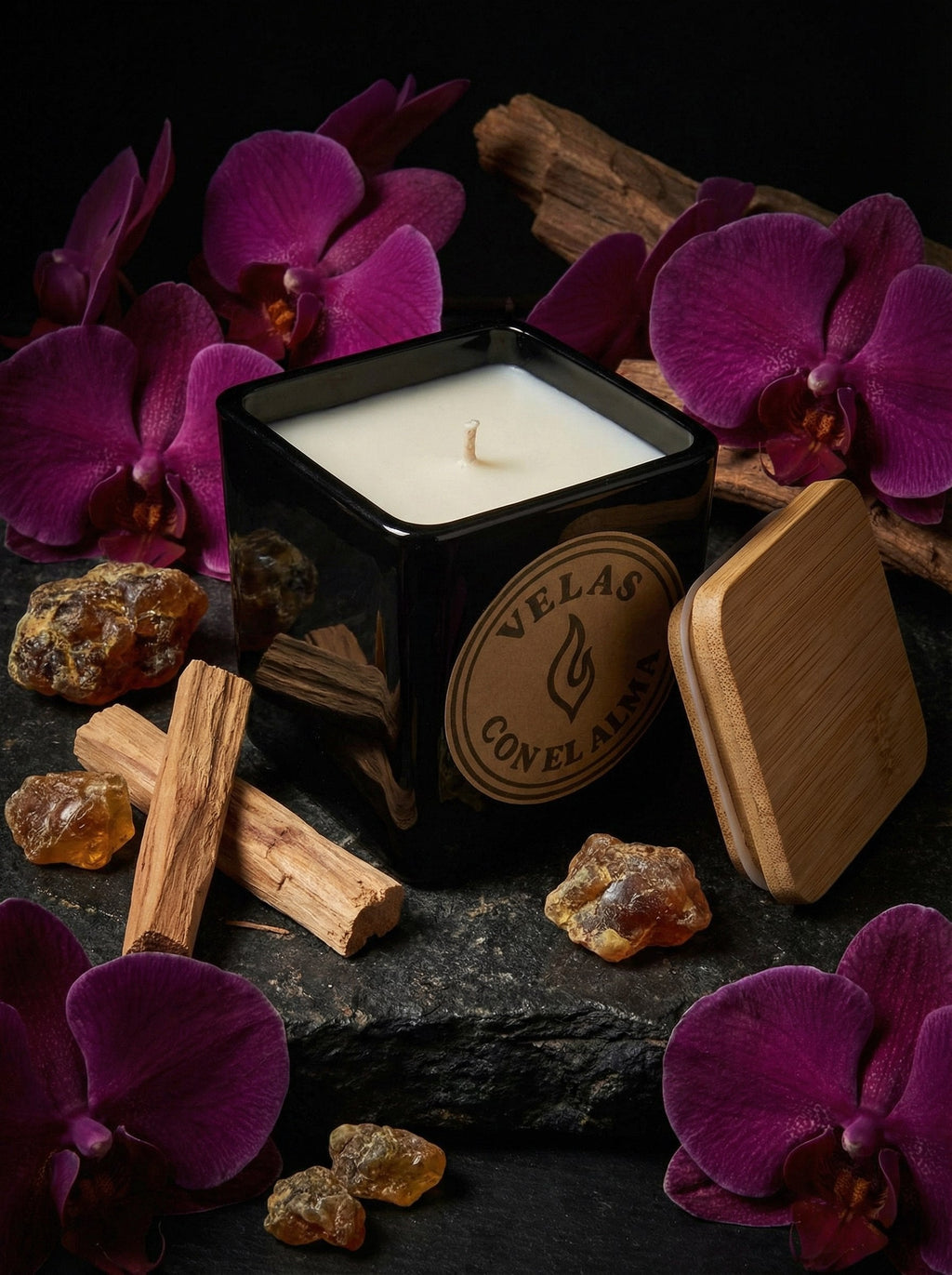🕯️Vela "Orquídea Negra" - 3OZ
